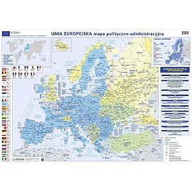 MAPA ŚCIENNA EUROPY – UNIA EUROPEJSKA 1:4 700 000