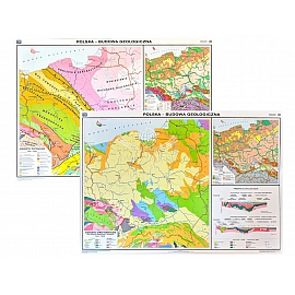 Mapa tematyczna Polski. Budowa geologiczna