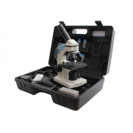 Mikroskop-Sagittarius-SCHOLAR 1, 40x-1280x, PC okular, walizka, zasilanie bateryjne i sieciowe