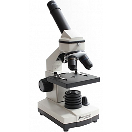 Mikroskop-Sagittarius-SCHOLAR 101, 40x-400x, zasilanie bateryjne i sieciowe, preparaty 24 szt.