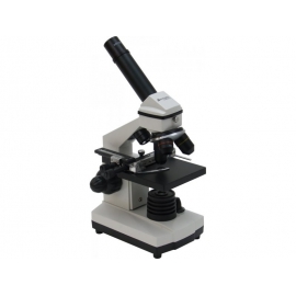 Mikroskop-Sagittarius-SCHOLAR 3, 40x-1280x, śruba mikro-makro, PC okular, stolik krzyżowy, zasilanie bateryjne i sieciowe