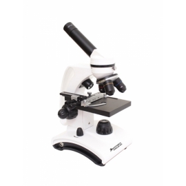 Mikroskop-Sagittarius-SCHOLAR 303, 40x-400x, śruba mikro-makro, stolik krzyżowy, zasilanie bateryjne i sieciowe