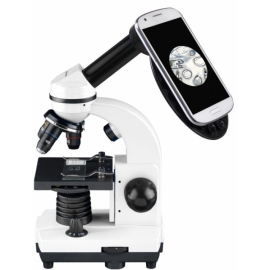 Mikroskop uczniowski Bresser Biolux SEL, 40x-1600x, walizka, fotoadapter do smartfona