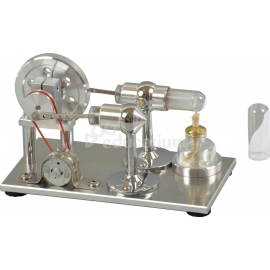 Niskotemperaturowy silnik Stirlinga - z palnikiem