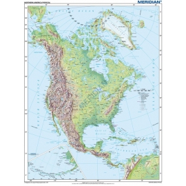 North America physical 200x150 cm