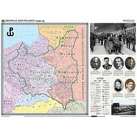 Okupacja ziem polskich 1939-43 160x120 cm