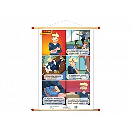 Pierwsza Pomoc Stłuczenie plansza 70 x 100 cm