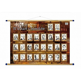 Poczet wielkich chemików 160cm x 120cm WDS