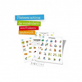 Pósteres activos de vocabulario - zestaw 10 plakatów