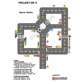 Projekt nr 6 – Mobilne miasteczko ruchu drogowego 16x20m