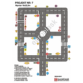 Projekt nr 7 – Mobilne miasteczko ruchu drogowego 16×22,5m