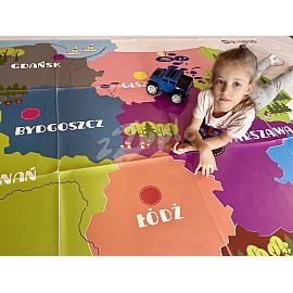 Puzzle XXL Mapa Polski