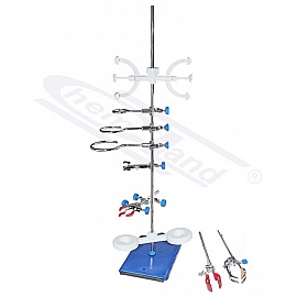 Statyw laboratoryjny z wyposażeniem 250 x 160 mm - wersja Uniwersalna