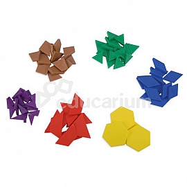 Sześciokąty ułamkowe - 6 kształtów - 700 elementów