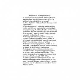 Zadania na układ planetarny