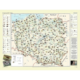 Zoogeografia Polski 160x120 cm