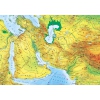 Azja - ścienna mapa fizyczna 120x160 cm