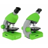 Bresser - Mikroskop 40x-640x Junior zielony, fotoadapter do smartfonów
