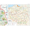 Degradacja środowiska w Polsce - mapa ścienna 200x150 cm