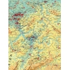 Deutschsprachige Länder physisch 120x160 cm