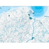 DUO Polska fizyczna z elementami ekologii / mapa hipsometryczna - mapa ścienna