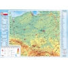 DUO Polska fizyczna z elementami ekologii / mapa hipsometryczna - mapa ścienna