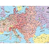II Wojna Światowa 1943-1945 - mapa ścienna 200 x 150 cm