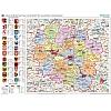 Mapa administracyjna województwa kujawsko-pomorskiego (2020)