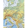 Mapa fizyczna Europy (z elementami ekologii) 160x120 cm