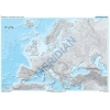 Mapa hipsometryczna Europy - ćwiczeniowa