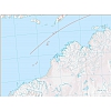 Mapa konturowa Australii - ścienna mapa ćwiczeniowa 160 x 120 cm