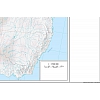 Mapa konturowa Australii - ścienna mapa ćwiczeniowa 160 x 120 cm