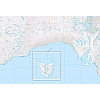 Mapa konturowa Australii - ścienna mapa ćwiczeniowa 160 x 120 cm