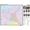 Polska w latach 1944-45 - mapa 160 x 120 cm