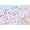 Polska w latach 1944-45 - mapa 200 x 150 cm