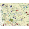 Surowce mineralne w Polsce - mapa ścienna 160x120 cm