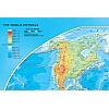 The World Physical - ścienna fizyczna mapa świata w języku angielskim 200 x 150 cm