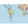 The World Political - mapa ścienna w języku angielskim 160 x 120 cm