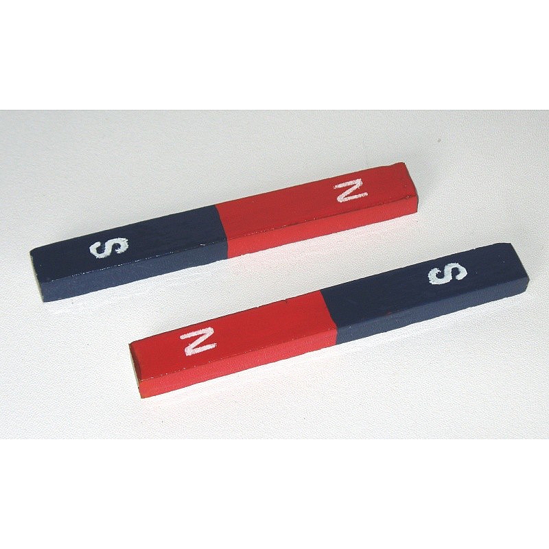 Jeżeli Magnes Sztabkowy Rozdzielisz Na Trzy Części To Otrzymasz Magnes sztabkowy 170x20x10 mm - zestaw 2 sztuk - Pomoce dydaktyczne